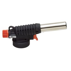Torch, EUROTOOL&reg; HANDYFLAME&trade;, steel / plastic / brass, pkg/1, 7 x 2-1/2 inches, silver / black / orange, (SOL-315.00).