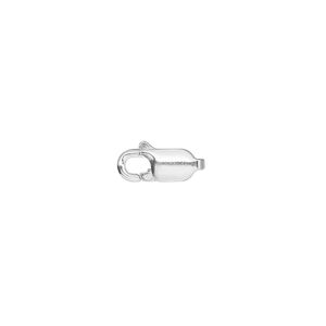 Clasp lobster claw 1pkg10 sterling silver, 11.5x5mm 1-strand