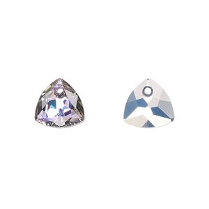 Drop 48pk crystal vitrail light P, Swarovski&reg; 10.5mm pendant trilliant cut 6434