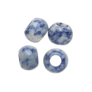 Sodalite 1pkg4, hand-cut rondelle bead natural 12x9mm Dione&reg;