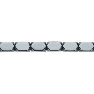Hemalyke&trade; 1pkg1, faceted square tube bead 15.5-16 inch 8x5mm