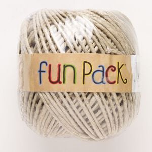 Cord, hemp, tan, 2mm round. Sold per pkg of 59 meters.