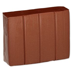 Polymer clay, Sculpey&reg; PREMO, pkg/2 ounces, bronze.