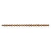 Freshwater pearl 1pkg1, semi-round, 14 inch light iris gold 7-9mm cultured image number 1