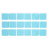 Organizer, ArtBin&reg; tarnish inhibitor 1pkg1, polypropylene, clear and blue, 15-1/2 x 15 x 3-1/2 inches, organizer box with 18 moveable dividers, removable tray and bead board. image number 3