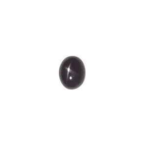 Star diopside 1pkg1, hand-cut non-calibrated oval cab natural 10x8mm
