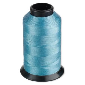 Thread 1pkg2oz Nymo&reg;, nylon, turquoise blue, size D, approximately 1,056 yards.