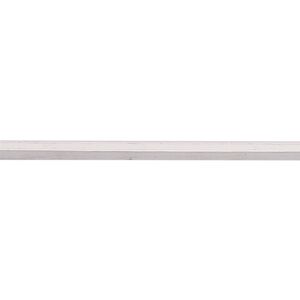 Wire, sterling silver, dead-soft, 3x2mm triangle, 13 gauge. Sold per 1-foot pkg.