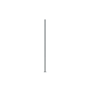 Head pin 1pkg500 gunmetal-plated, 1 inch, 24 gauge brass