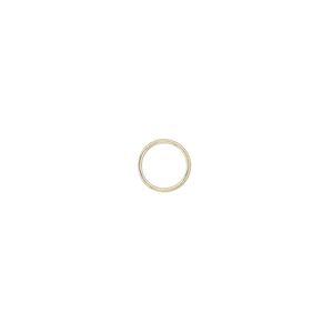 Jump ring 1pkg10 14Kt gold-filled, 7mm soldered closed round, 22 gauge / 5.8mm inside diameter