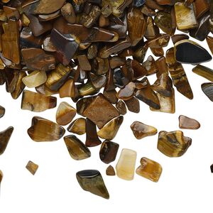 Tigereye 1pkg1lb, undrilled inlay chip natural mini