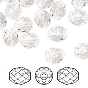 Bead 72pk crystal, Swarovski&reg; 9.5x8mm olive briolette 5044