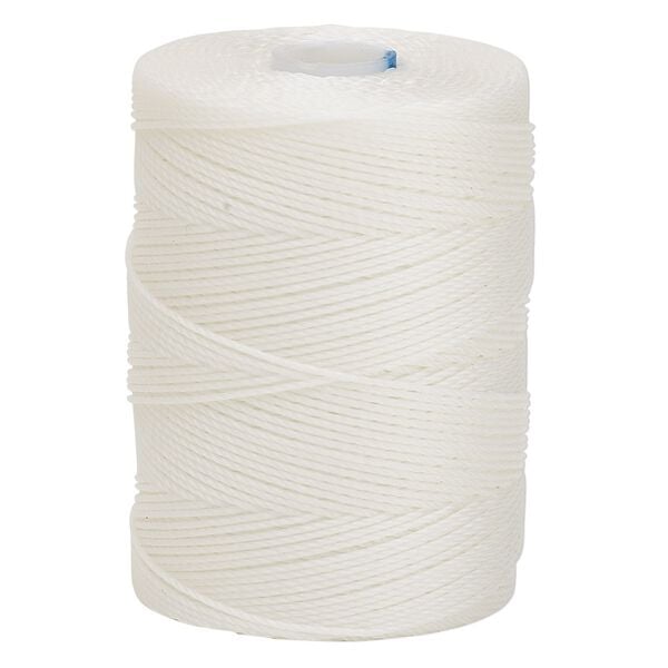 Thread 1pkg1 C-Lon&reg;, nylon, white, 0.4mm diameter. 136-yard spool. image number 0