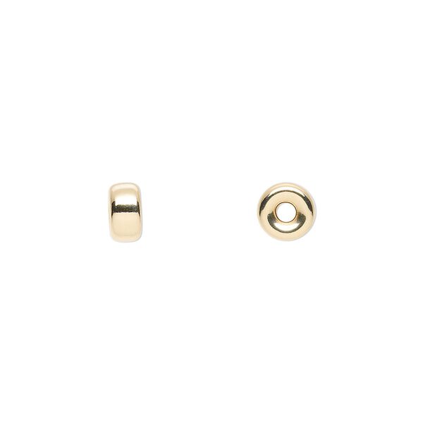 Bead 1pkg20 14Kt gold-filled, 6x3mm rondelle image number 0