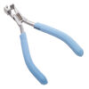 Pliers, Beadalon&reg;, banding, rubber and steel, blue, 5-1/4 inches with 3.9mm wide groove, double band, vinyl-free grips. Sold individually. image number 0