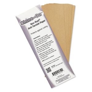 Anti-rust strip, Shine-On&trade; Nox-Rust&reg;, 7x2-inch rectangle. Sold per pkg of 10.