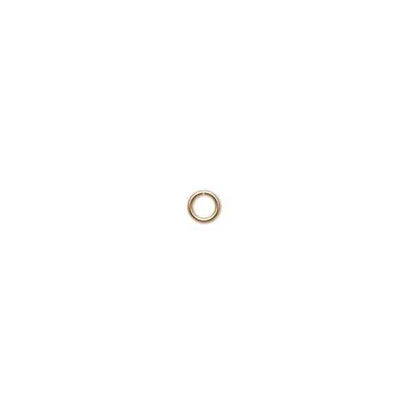 Jump ring 1pkg20 14Kt gold-filled, 3.5mm round, 22 gauge / 2.2mm inside diameter image number 0