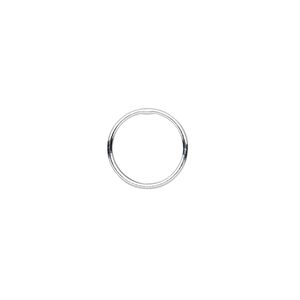 Jump ring 1pkg10 sterling silver, 12mm soldered closed round, 20 gauge / 10.4mm inside diameter