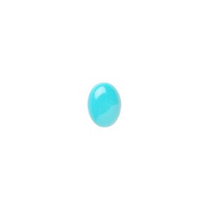 Sleeping beauty turquoise 1pkg1, calibrated oval cab 8x6mm