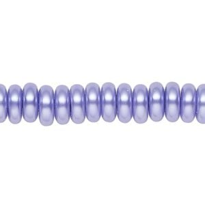 Pearl 1pk violet, Celestial Crystal&reg; 8x3mm rondelle 15.5-16 inch
