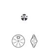 Drop 12pk jet, Crystal Passions&reg; 6mm pendant mini disk 6428 image number 0
