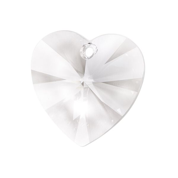 Drop 16pk crystal, Swarovski&reg; 28mm pendant heart 6228 image number 0
