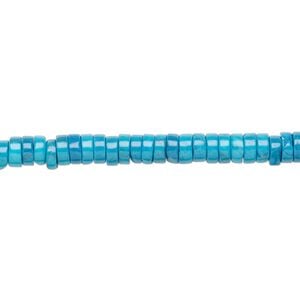 Howlite 1pkg1, heishi bead 15.5-16 inch 4x2mm