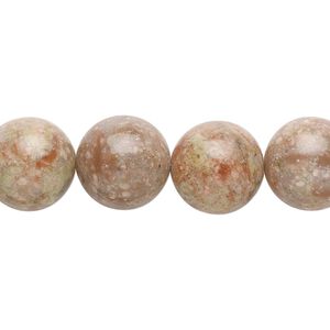 Autumn jasper 1pkg1, round bead natural 15.5-16 inch 12mm