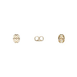 Earnut 1pkg20 14Kt gold-filled, medium weight, 10 pair