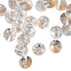 Drop 144pk crystal shimmer, Swarovski&reg; 8mm pendant mini disk 6428 image number 1