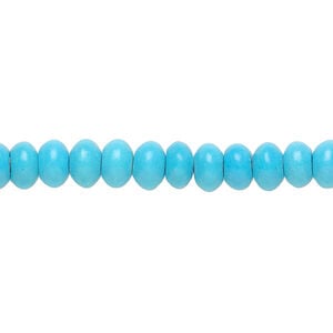 Magnesite 1pkg1, rondelle bead 15.5-16 inch 6x4mm