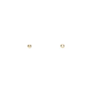 Bead 1pkg1 14Kt gold, 2mm seamless round