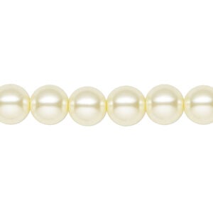 Pearl 1pk ivory, Celestial Crystal&reg; 8mm round 15.5-16 inch