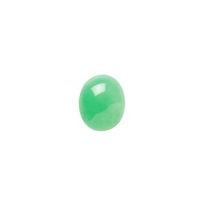 Chrysoprase 1pkg1, calibrated oval cab natural 12x10mm