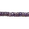 Amethyst 1pkg1, hand-cut heishi bead natural, 13 inch dark 6x3mm-7x5mm image number 0