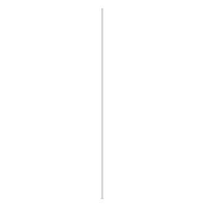 Head pin 1pkg100 silver-plated, 4 inch, 21 gauge brass