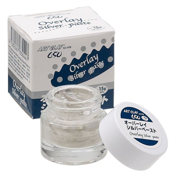 Art Clay&reg; Fine Silver overlay paste, pkg/15g, low fire. image number 0