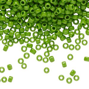 Seed bead, TOHO BEADS&reg;, glass, pkg/50g, #8 round, opaque mint green (TR-08-47).