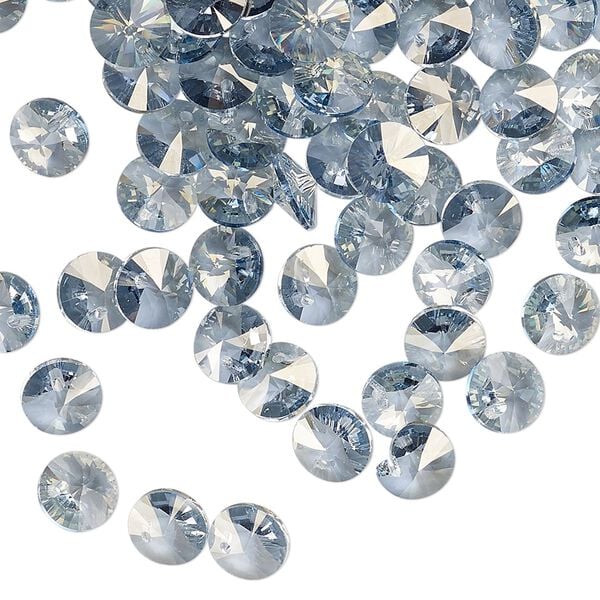 Drop 720pk crystal blue shade, Swarovski&reg; 6mm pendant mini disk 6428 image number 1