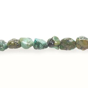 Turquoise 1pkg1, nugget bead 15 inch mini