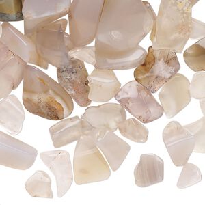 Grey chalcedony 1pkg50g, undrilled inlay chip natural mini