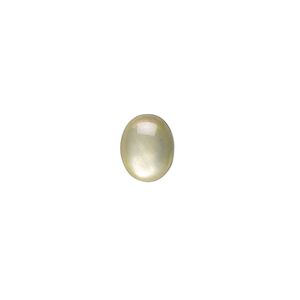 Cabochon, black lip shell (coated), black, 10x8mm calibrated oval, Mohs hardness 3-1/2. Sold per pkg of 2.