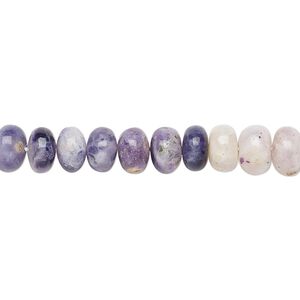 Purple opal 1pkg1, rondelle bead natural B grade, 15.5-16 inch 6x4-7x5mm