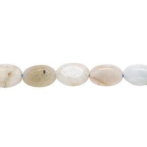 Multi-beryl 1pkg1, flat oval bead 15 inch 8x6mm-11x9mm