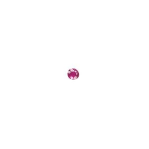 Ruby 1pkg1, hand-cut faceted round gem 3.5mm
