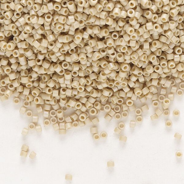Seed bead, Delica&reg;, glass, pkg/250g, #11 round, opaque matte rainbow moth wing brown (DB-2301). image number 0
