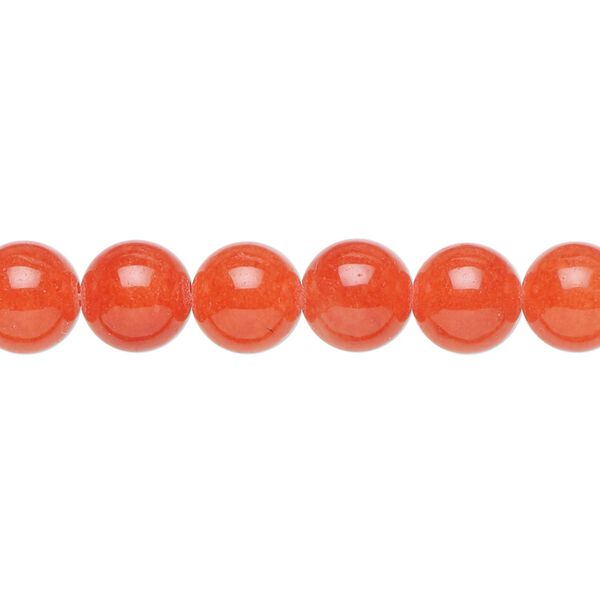 Malaysia "jade" 1pkg1, round bead, watermelon 15.5-16 inch 8mm image number 0