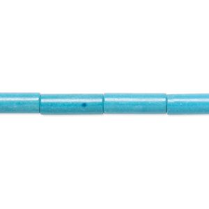 Magnesite 1pkg1, round tube bead 15 inch 13x4mm