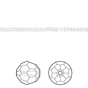 Bead 36pk crystal moonlight, Crystal Passions&reg; 2mm round 5000