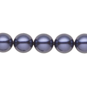 Pearl 1pkg25 iris, Crystal Passions&reg; 10mm round 5810